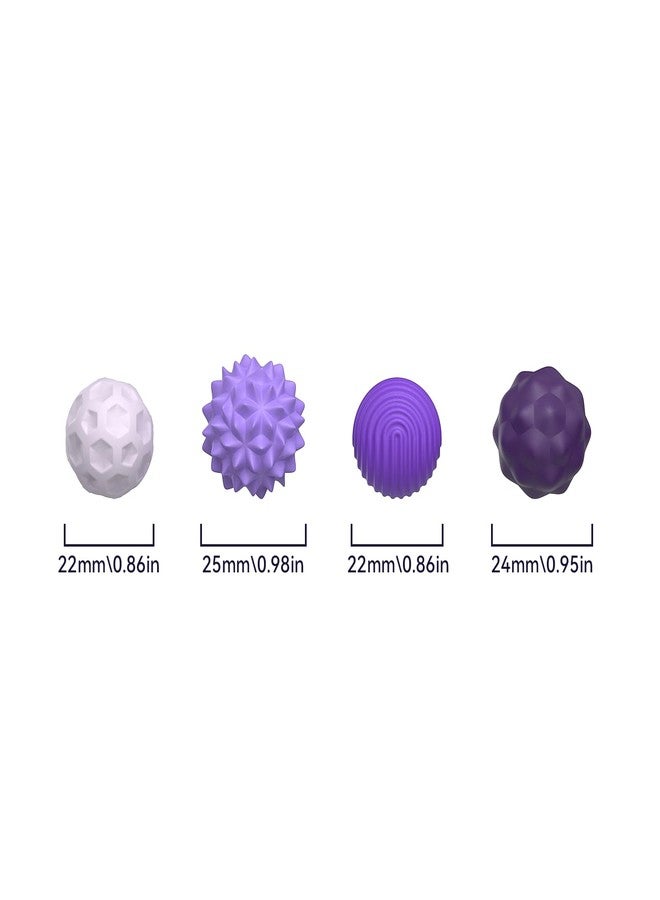 Ahorasky Fidget Toys - 8Pcs Magnetic Attraction Stress Balls with Silicone Shell and Storage Box for Adults - to Calm Restless Hands and Anxious Mind, Silicone Roller Magnet Balls Sensory Adults（Purple） - Image 5